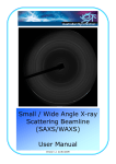 (SAXS/WAXS) User Manual - Australian Synchrotron