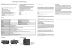 LED PROJECTOR USER MANUAL