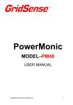 PowerMonic PM40 User Manual V4.2