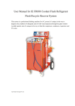 User Manual for IE FR888 Coolant Flush Refrigerant