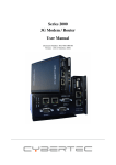 Series 2000 3G Modem / Router User Manual