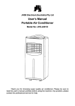 User's Manual Portable Air Conditioner User's Manual Portable Air