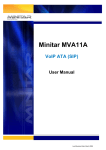 Minitar MVA11A VoIP ATA User Manual