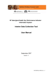 Interim Data Collection Tool User Manual