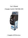 User's Manual Chungho ComNet 7100/7200 ATM Complete ATM