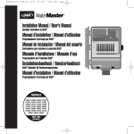 Installation Manual / User's Manual Manuel d