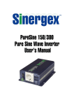 PureSine 150/300 Pure Sine Wave Inverter User's Manual