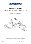 PRO-10PBE User Manual.indd - Industrial Tool and Machinery Sales