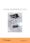 LP Morgan Commercial Lift user manual