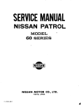 Service Manual Nissan Patrol Model 60 Series