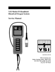 YSI Model 55 Handheld Dissolved Oxygen System Service Manual