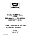 SERVICE MANUAL MIL-9000 and MIL-12000