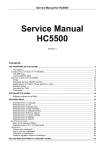 Service Manual HC5500