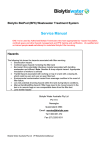 Biolytix BioPod (BF6) Wastewater Treatment System Service Manual