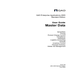 QAD ERP 2 User Guide Volume 6: Master Data