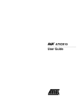 AVR ATICE10 User Guide