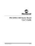 PIC32MX USB Starter Board User's Guide
