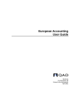 MFG/PRO eB User Guide: European Accounting