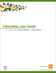 ClinicalKey User Guide