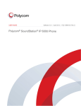 Polycom SoundStation IP 6000 Phone User Guide