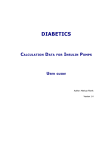 User guide - Diabetics