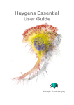 The Huygens Essential User Guide