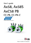 Ax58 PB_Ax58S PB_AxC58 PB Profibus interface User's guide in