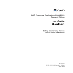 QAD 2007 User Guide: Kanban