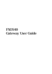 FXO540 Gateway User Guide