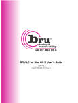 BRU LE 1.3.X User Guide 05-16-08