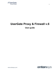 UserGate Proxy & Firewall v.6 User guide