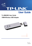 TL-WN620G User Guide 108M Wireless USB Adapter