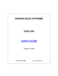 EXTECH DATA SYSTEMS USER'S GUIDE