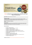 6421A Configuring and Troubleshooting a Windows Sever 2008