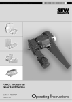 Industrial Gear Unit P.MC.. Series / Operating Instructions / 2007-06