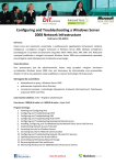 Configuring and Troubleshooting a Windows Server