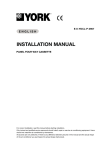 INSTALLATION MANUAL