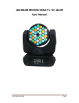 LED BEAM MOVING HEAD FL