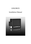 GEKOBOX Installation Manual