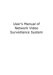 User's Manual of Network Video Surveillance System