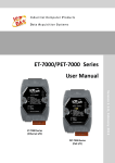 ET-7000/PET-7000 Series User Manual