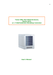 User's Manual Tower-5Bay Non-RAID Enclosure, Native