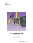 ACCON-NetLink-PRO User Manual