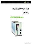 DC/AC INVERTER UNV-C USER MANUAL