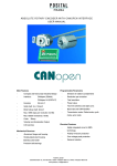 absolute rotary encoder with canopen interface user manual