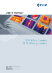 User's manual FLIR A3xx f series FLIR A3xx pt series