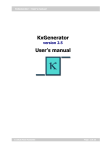 KxGenerator User's manual