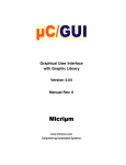 uC/GUI user manual
