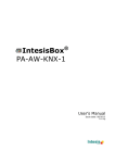 PA-AW-KNX-1 User's Manual