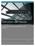 SVR-632U User Manual